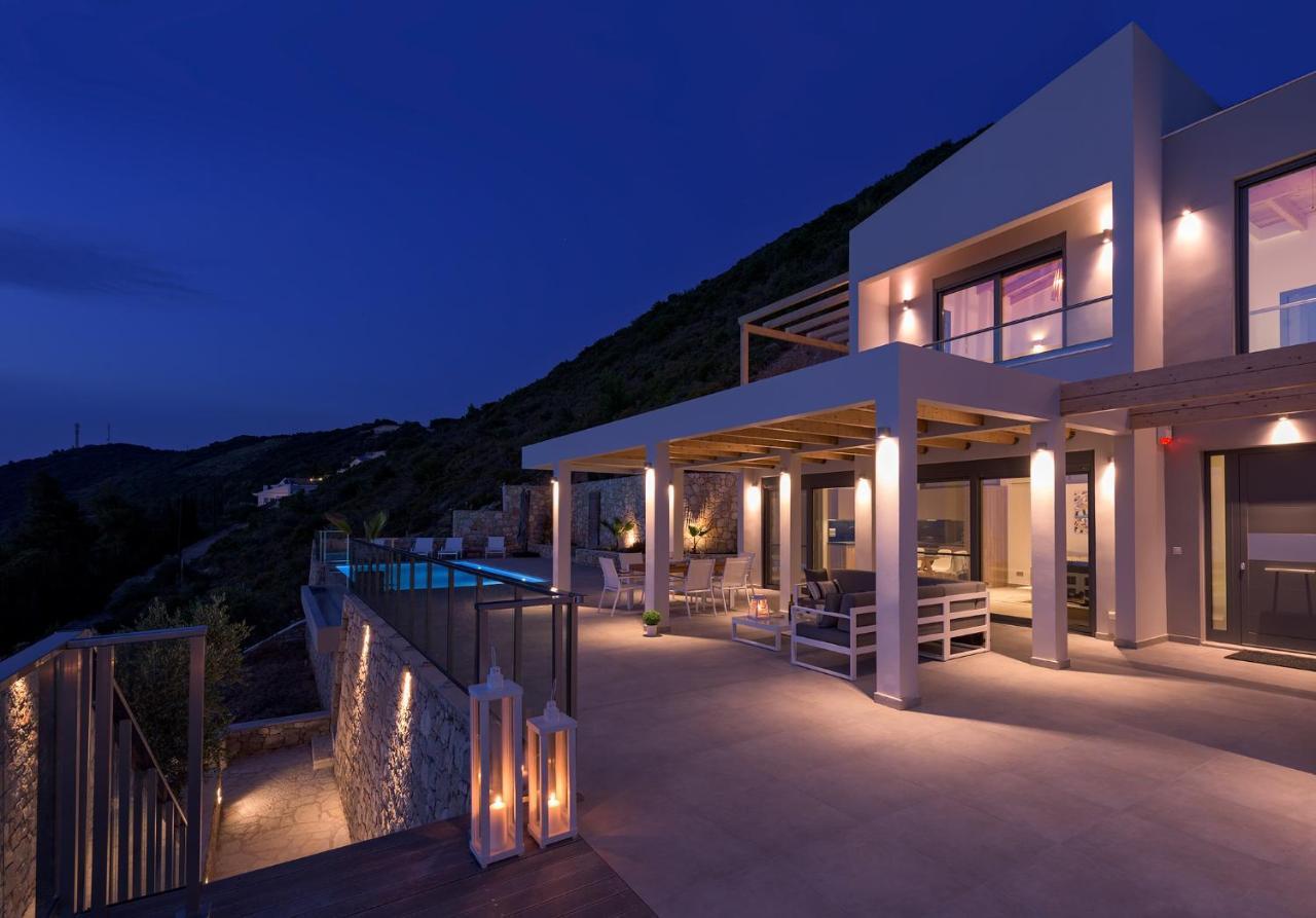Kathisma Bay Villas - Luxury Villas- Villa Oceanos Kalamíci Kültér fotó