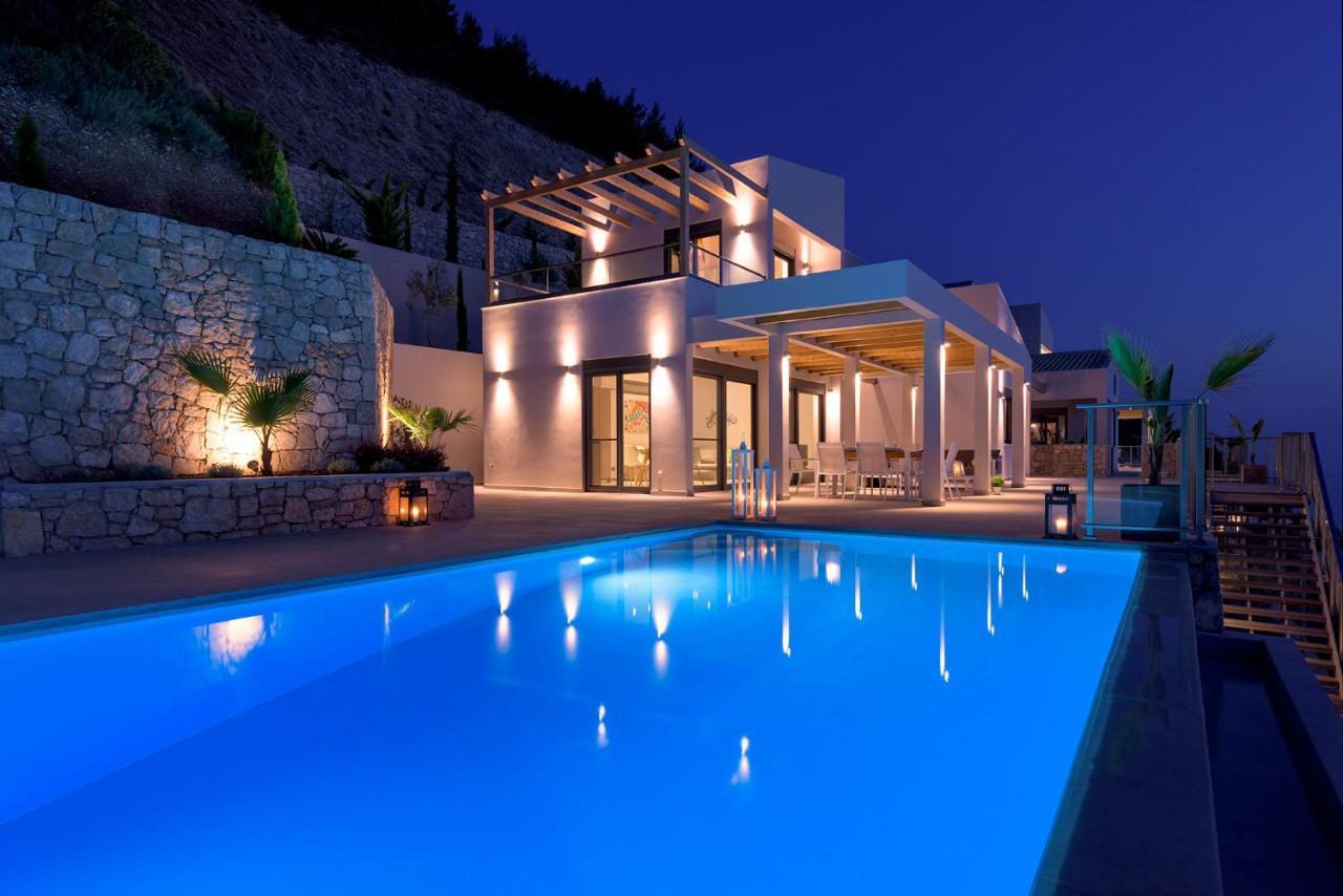 Kathisma Bay Villas - Luxury Villas- Villa Oceanos Kalamíci Kültér fotó