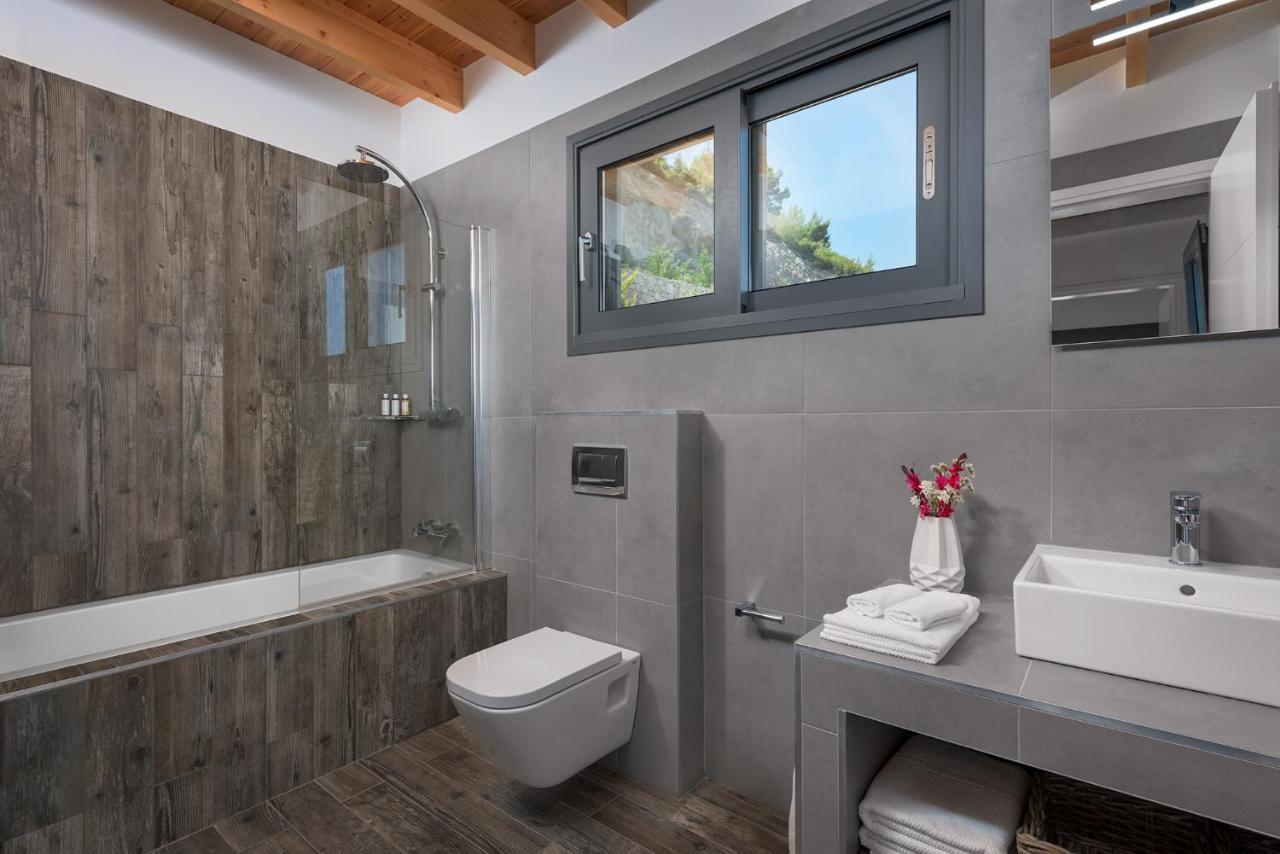 Kathisma Bay Villas - Luxury Villas- Villa Oceanos Kalamíci Kültér fotó