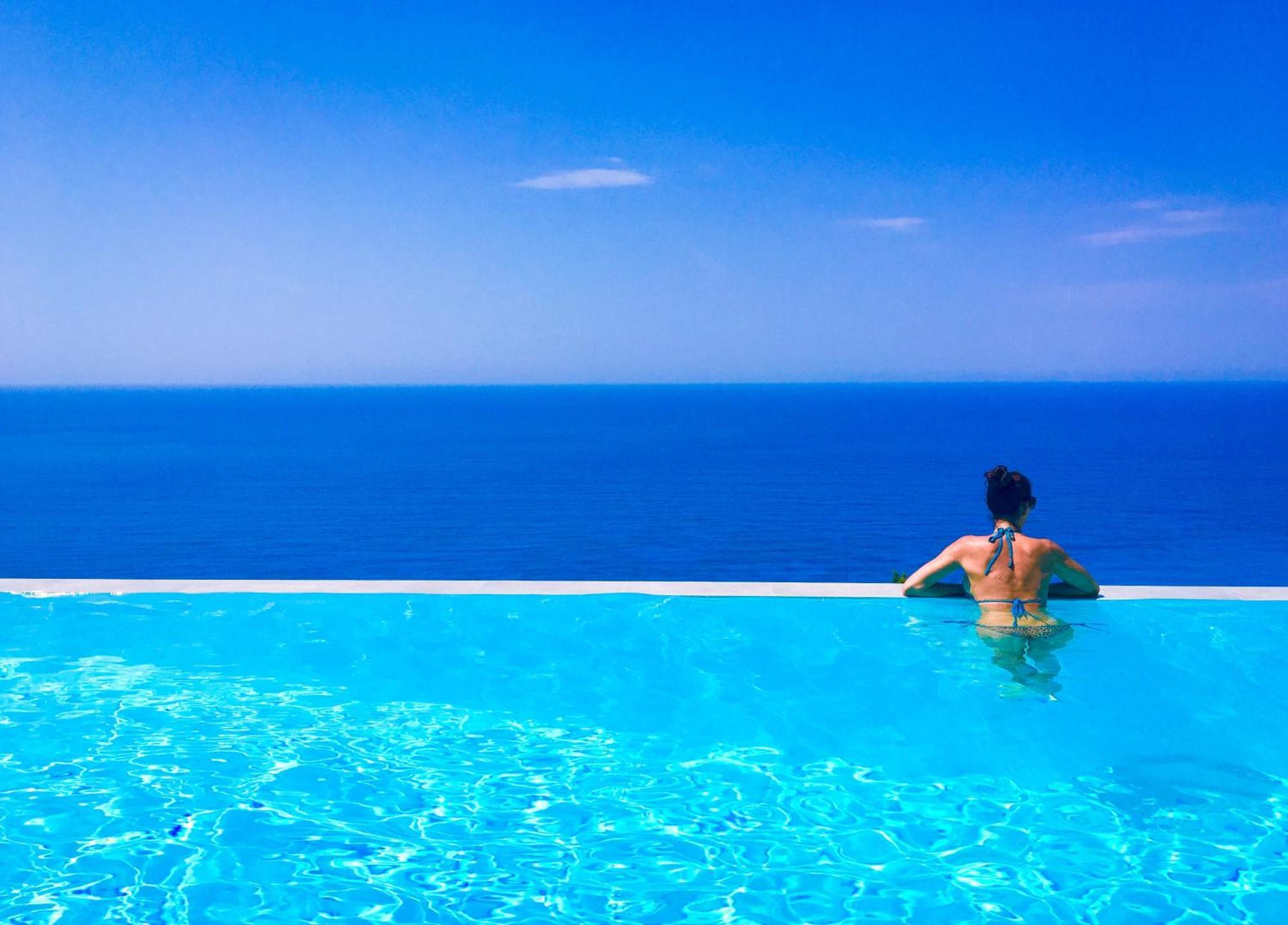 Kathisma Bay Villas - Luxury Villas- Villa Oceanos Kalamíci Kültér fotó